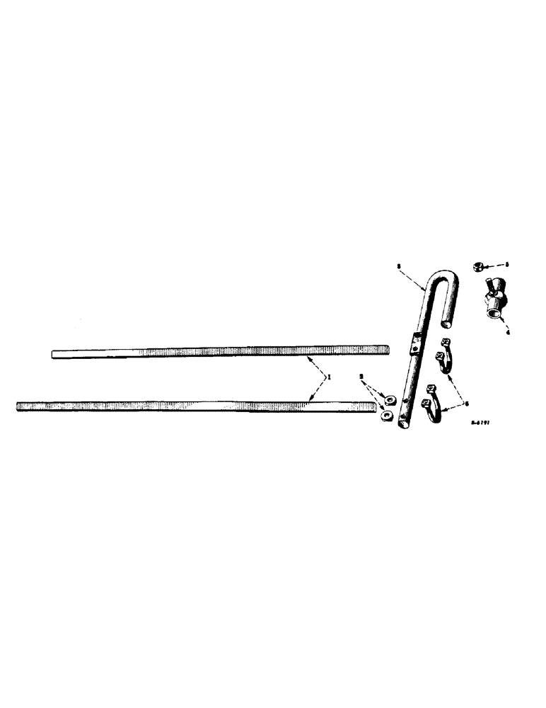 Схема запчастей Case IH F-144 - (B-40) - TOOL BAR, COTTON BLOCKER ATTACHMENT 