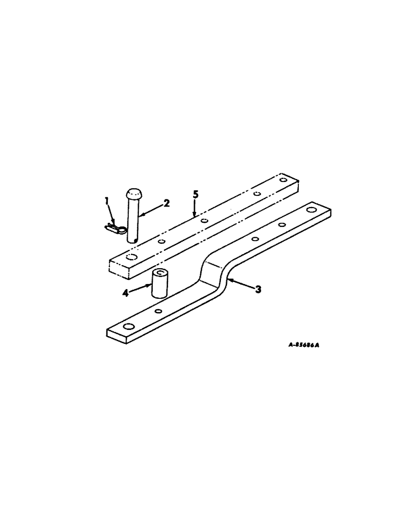 Схема запчастей Case IH 4100 - (K-02[A]) - DRAWBARS AND HITCHES, HAMMERSTRAP Drawbars & Hitches