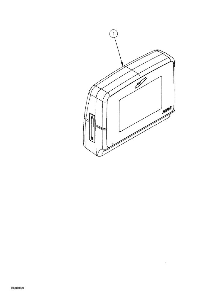 Схема запчастей Case IH AFS - (02-40) - UNIVERSAL DISPLAY PACKAGE (55) - ELECTRICAL SYSTEMS