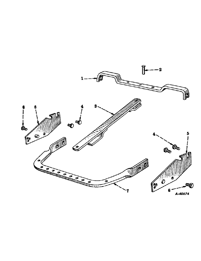 Схема запчастей Case IH FARMALL CUB - (09-02) - FRAME, FIXED DRAWBAR AND SWINGING DRAWBAR, CUB LO-BOY TRACTORS (12) - FRAME