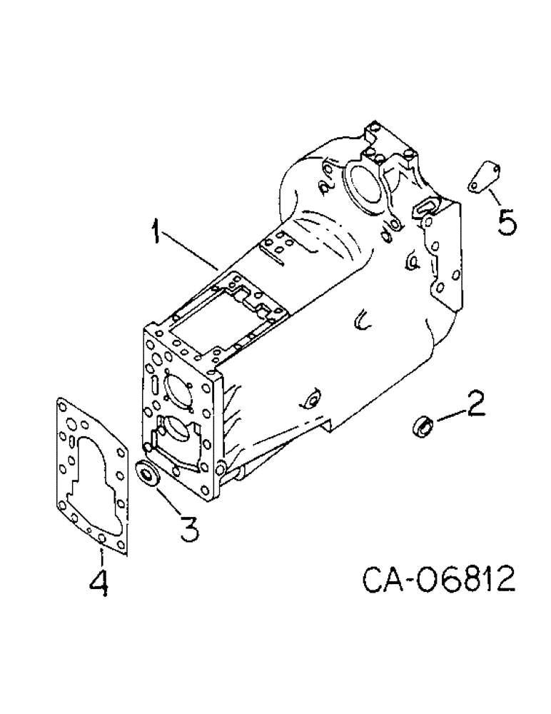 Схема запчастей Case IH 3588 - (07-02) - DRIVE TRAIN, CLUTCH HOUSING (04) - Drive Train