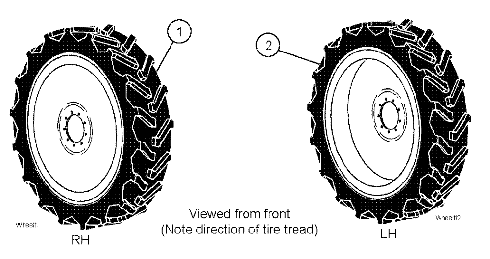 Схема запчастей Case IH 3150 - (05-004) - WHEEL & TIRE Hub, Wheel & Tires