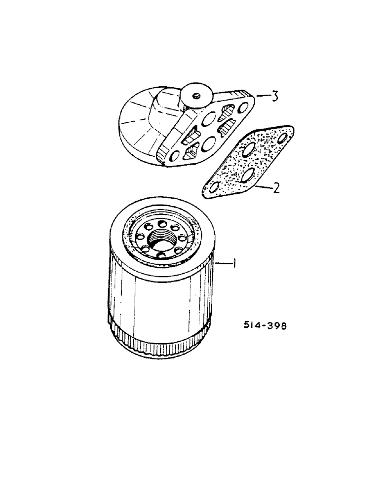 Схема запчастей Case IH 2400 - (12-69) - LUBRICATING OIL FILTER Power