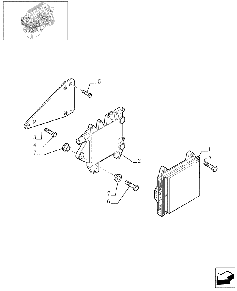 Схема запчастей Case IH F3AE0684E B006 - (0.17.0[01]) - ELECTRONIC INJECTION (504079664) 