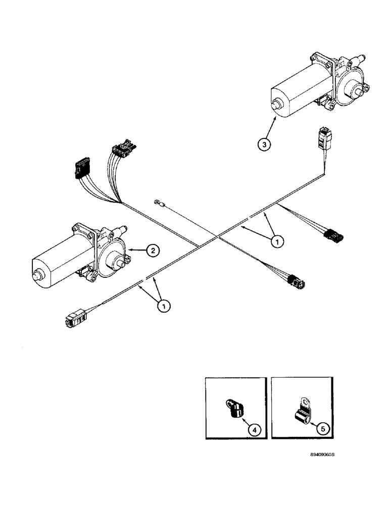 Схема запчастей Case IH 2188 - (4-34) - FAN AND ROTOR SPEED HARNESS (06) - ELECTRICAL