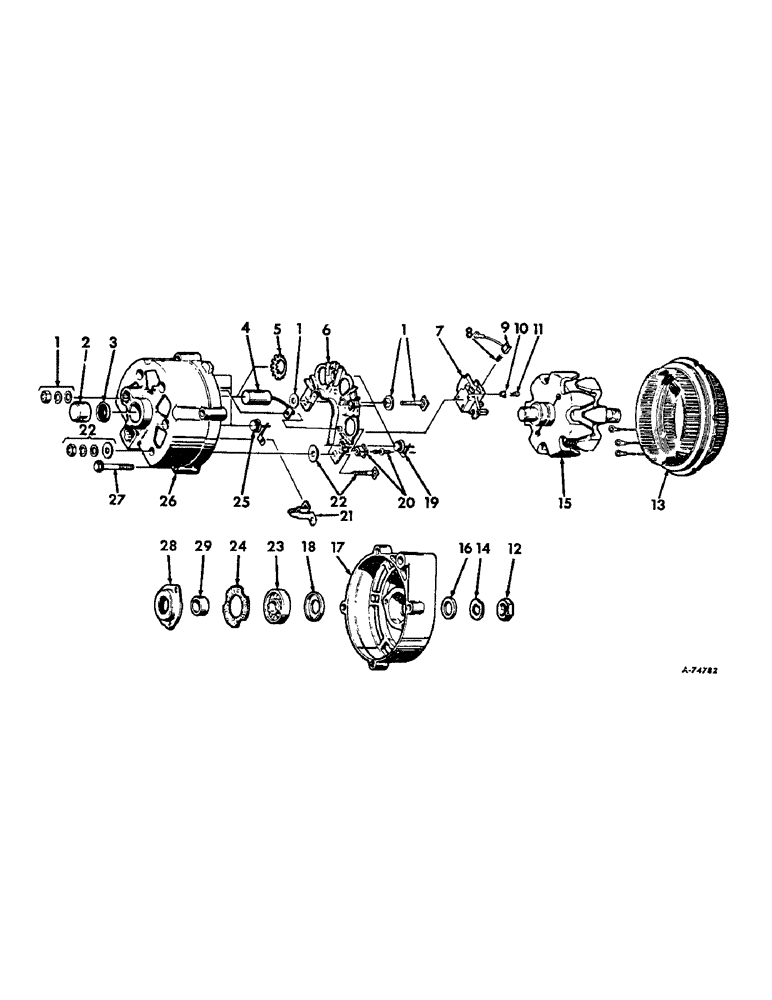 Схема запчастей Case IH 315 - (G-10) - ELECTRICAL SYSTEM, ALTERNATOR GENERATOR, DELCO REMY (06) - ELECTRICAL SYSTEMS