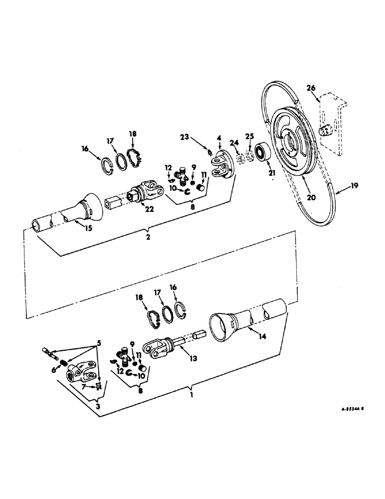 Схема запчастей Case IH 200 - (F-07) - MOWER DRIVE AND RELATED PARTS, NOT FOR USE W/HAY CONDITIONERS 