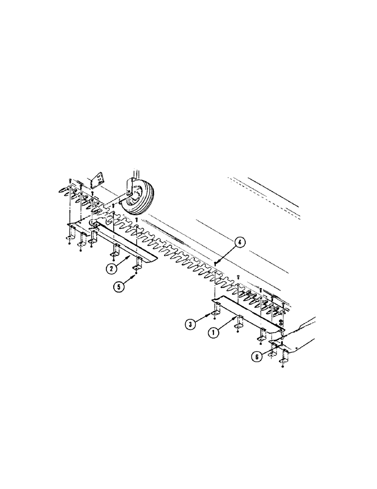 Схема запчастей Case IH 1075 - (064[A]) - WEAR PLATES, 12 FT. TO 14 FT., AUGER HEADER (58) - ATTACHMENTS/HEADERS