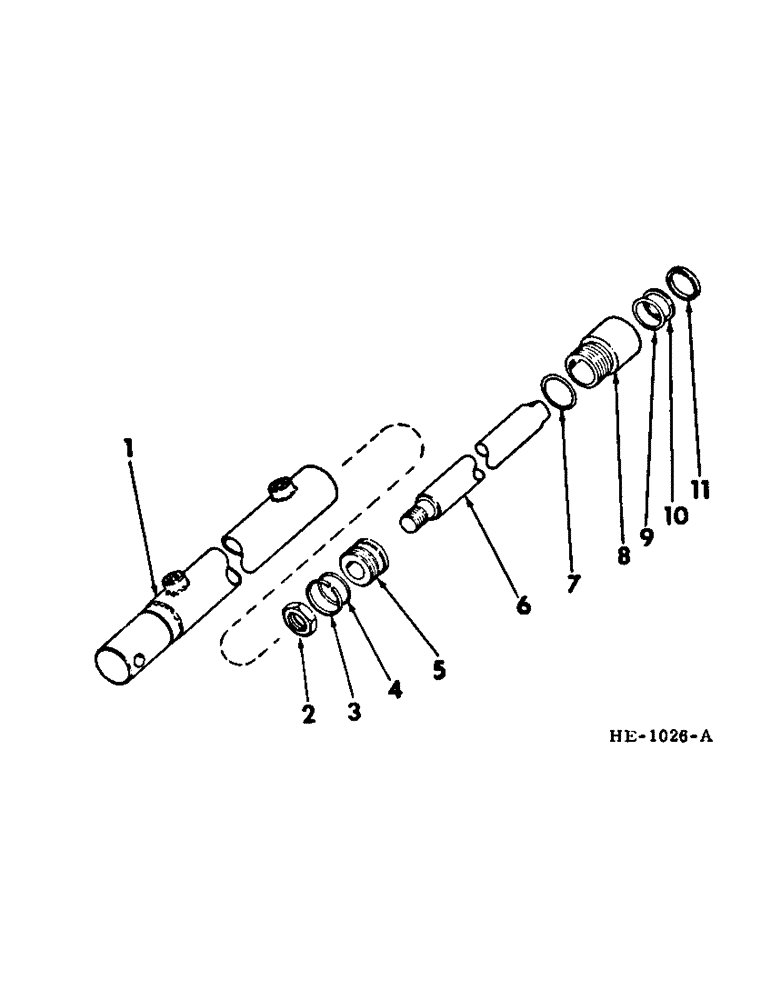 Схема запчастей Case IH 375 - (F-66) - HYDRAULIC SYSTEM, REEL LIFT MASTER HYDRAULIC CYLINDER (07) - HYDRAULIC SYSTEM