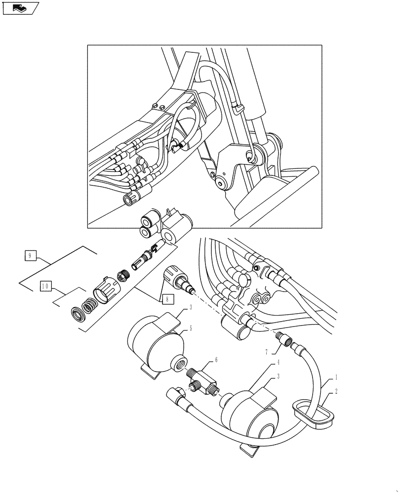 Схема запчастей Case IH L790 - (48.110.01) - SUSPENSION MANUAL (48) - TRACKS & TRACK SUSPENSION