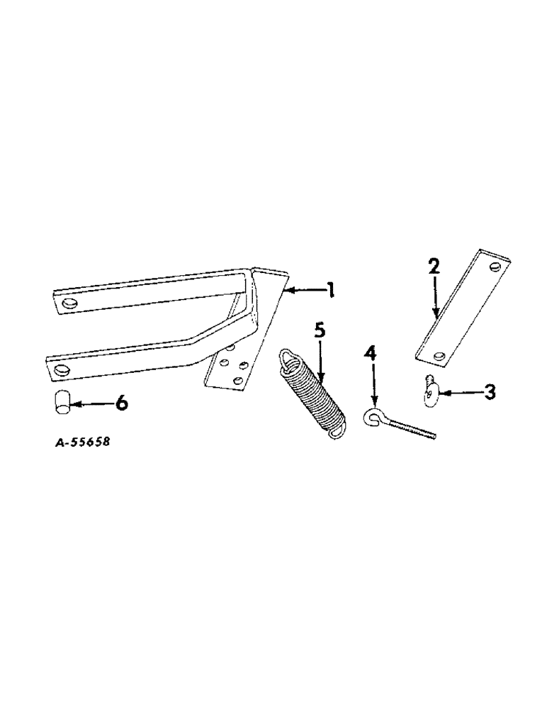 Схема запчастей Case IH 119 - (K-09) - SPRING LOADED APPLICATOR ATTACHING FRAME 