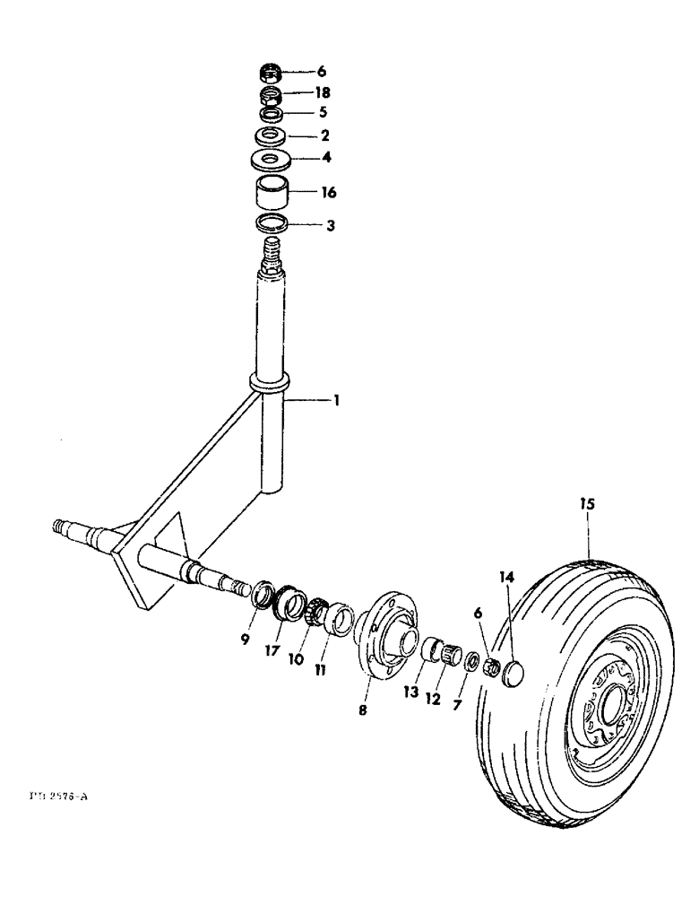 Схема запчастей Case IH 5500 - (14-03) - SUSPENSION, DUAL WHEEL AXLES Suspension