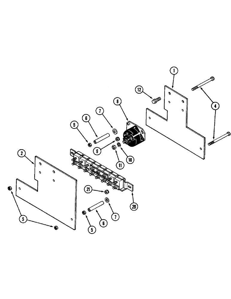 Схема запчастей Case IH 3294 - (4-084) - SOLENOIDS AND CIRCUIT BREAKERS (04) - ELECTRICAL SYSTEMS