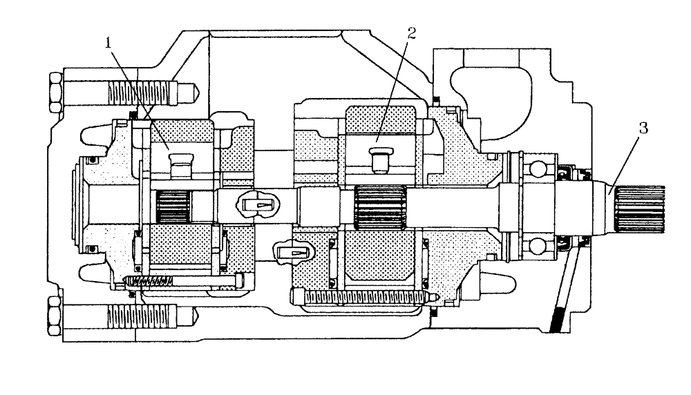 Схема запчастей Case IH AUSTOFT - (B02[03]) - HYD PUMP-VICKERS Hydraulic Components & Circuits