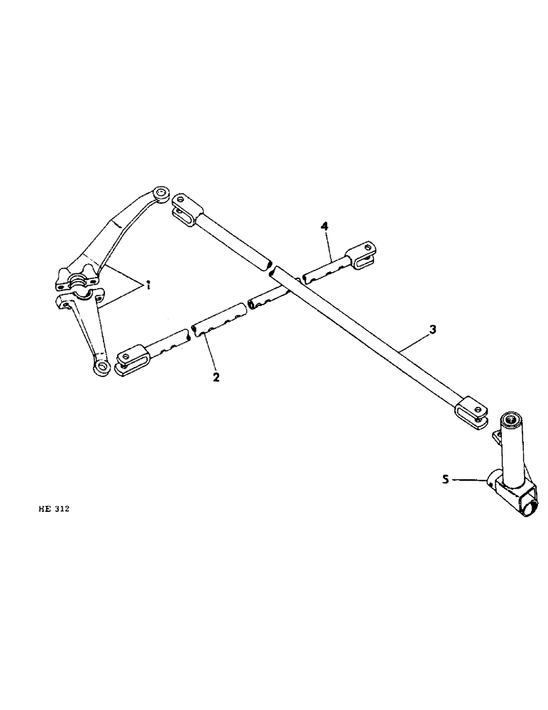 Схема запчастей Case IH 300 - (10) - FRONT FURROW WHEEL STEERING 