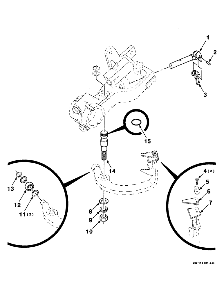 Схема запчастей Case IH 8580 - (06-16) - KNOTTER HEAD ASSEMBLY, (CONT) (14) - BALE CHAMBER