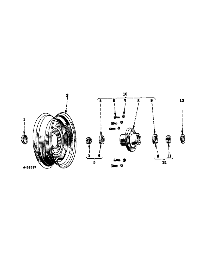 Схема запчастей Case IH VARIOUS - (A-22) - WHEELS 