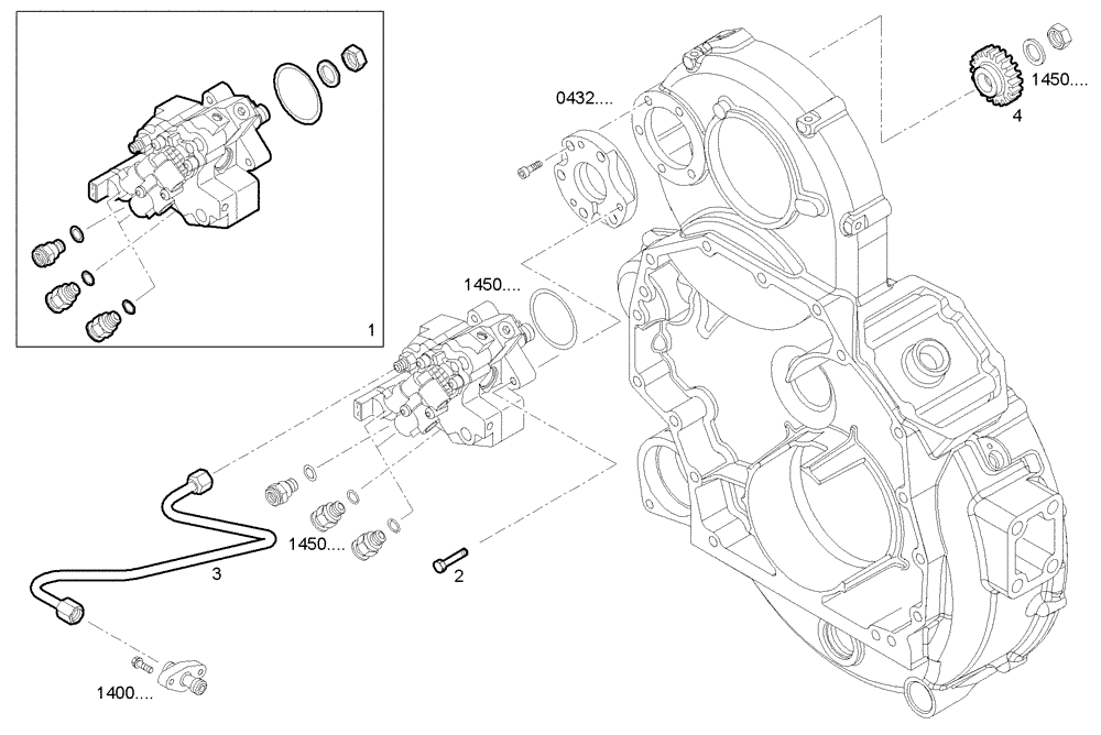 Схема запчастей Case IH F2CE9684P E008 - (1400.427/01) - INJECTION 