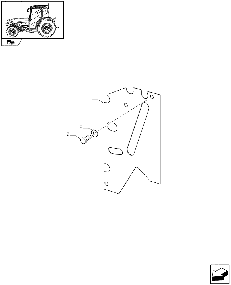 Схема запчастей Case IH FARMALL 95N - (1.92.87/06) - POWER SHUTTLE - MUDGUARDS AND FOOTBOARDS (VAR.330275-331275 / 743510; VAR.330278-332278 / 743509) - END YR 05-MAY-2013 (10) - OPERATORS PLATFORM/CAB