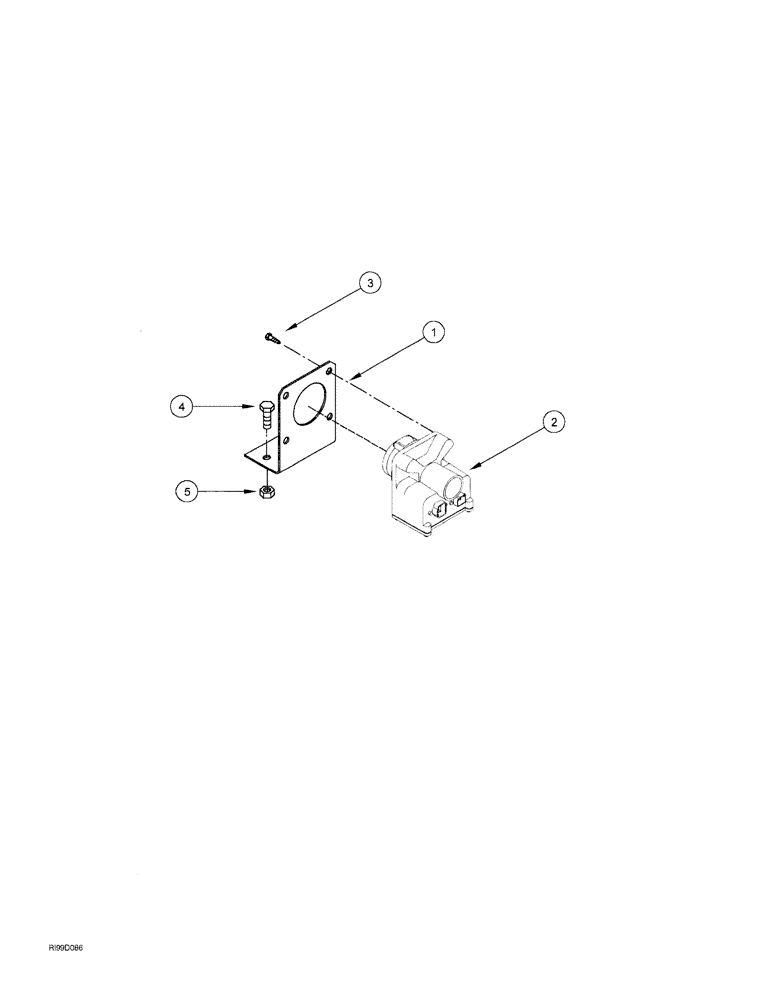 Схема запчастей Case IH AFS - (03-16) - IMPLEMENT CONNECTOR MOUNTING (55) - ELECTRICAL SYSTEMS