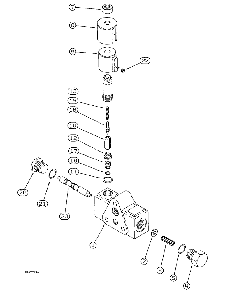 Схема запчастей Case IH 1644 - (8-44) - FEEDER CLUTCH VALVE (07) - HYDRAULICS