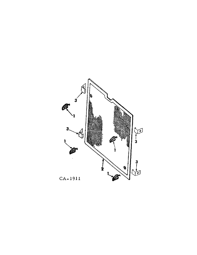 Схема запчастей Case IH 1566 - (06-05[A]) - COOLING, RADIATOR AUXILIARY SCREEN Cooling