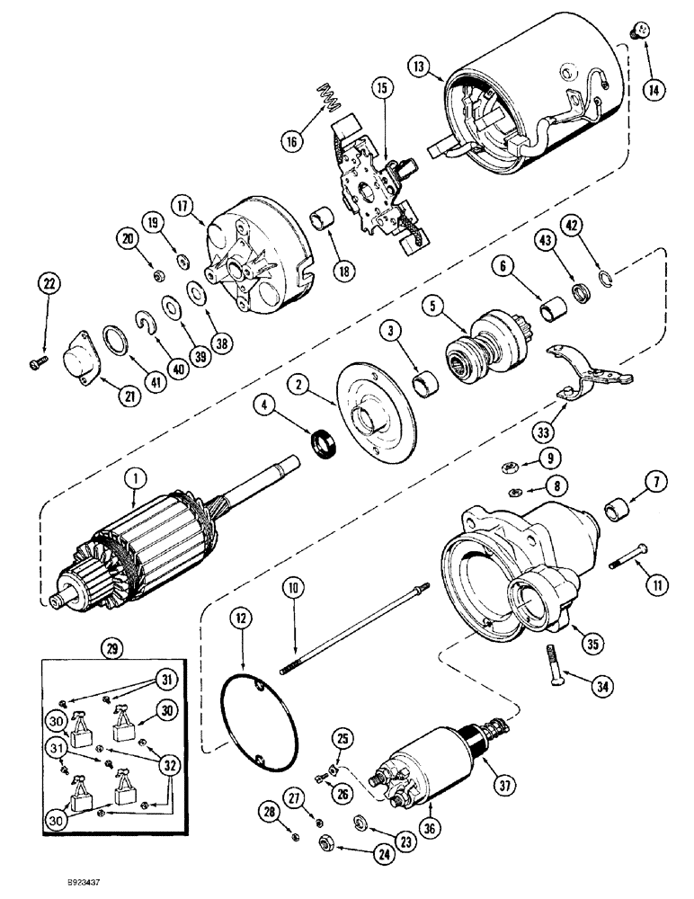 Схема запчастей Case IH 1688 - (4-46) - FEEDER REVERSER MOTOR ASSEMBLY (06) - ELECTRICAL