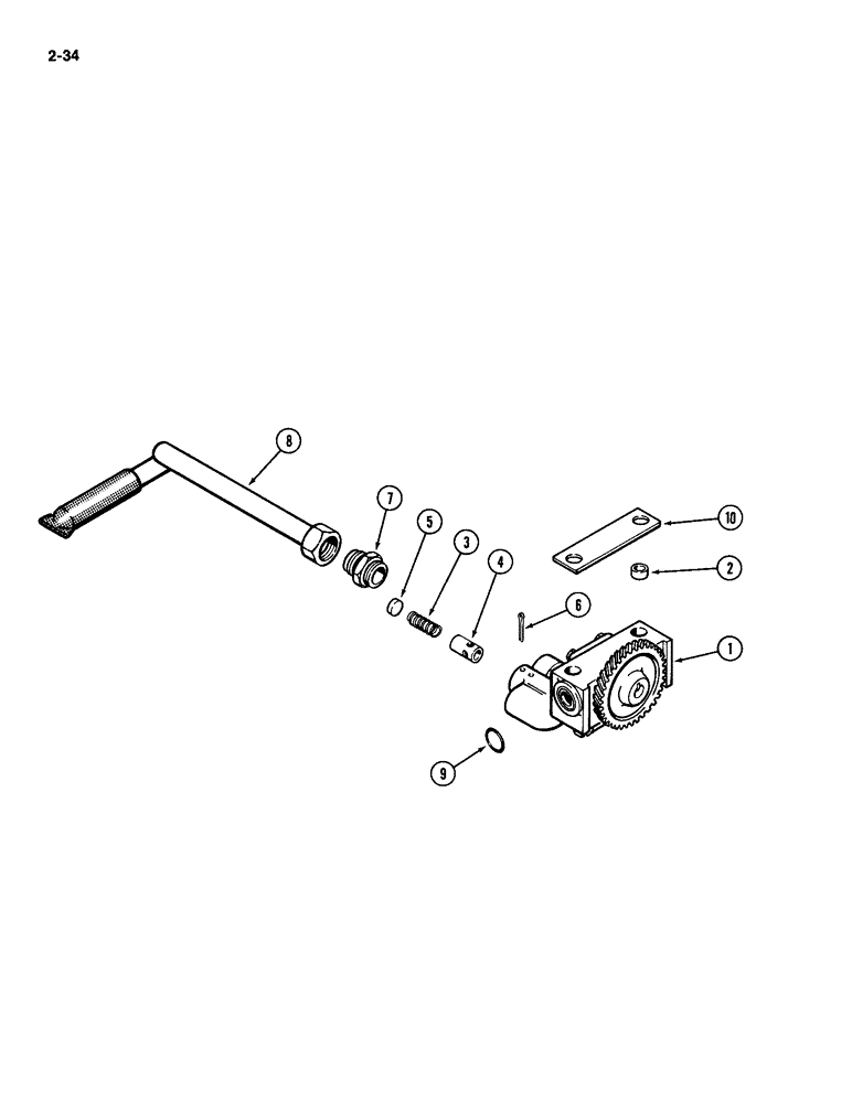 Схема запчастей Case IH 2094 - (2-34) - OIL PUMP, 504BD DIESEL ENGINE (02) - ENGINE