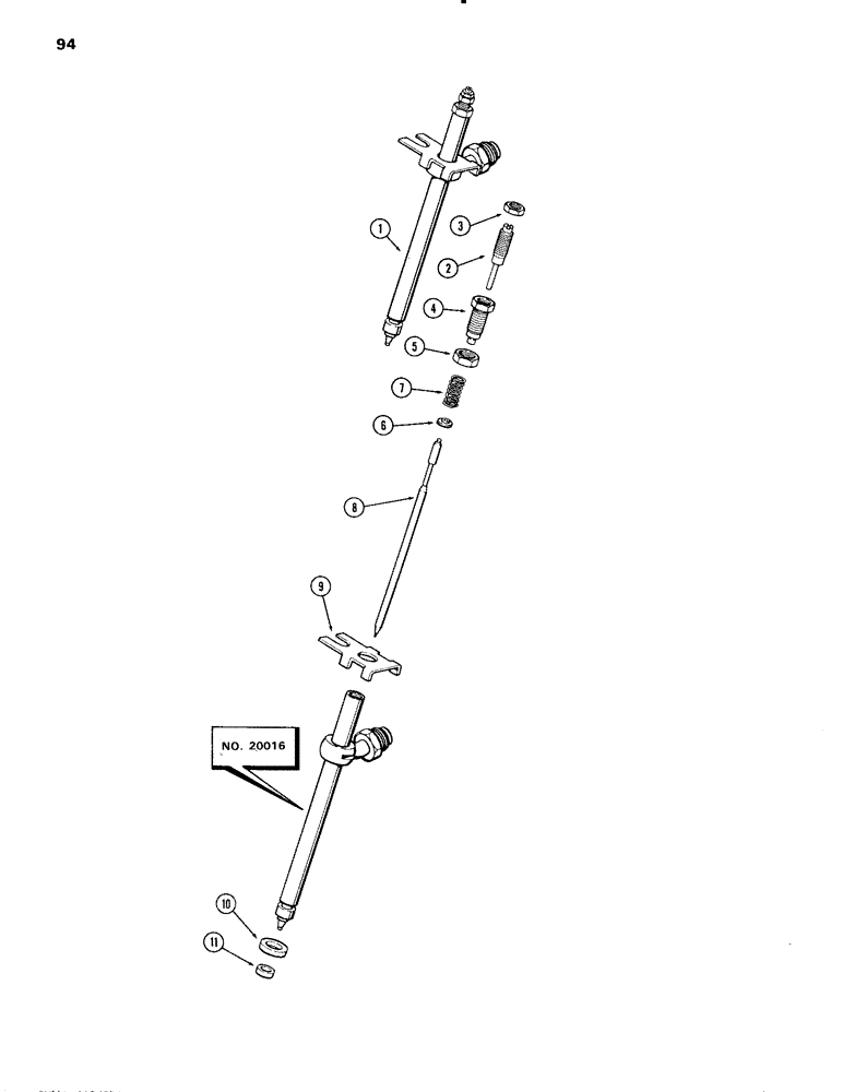 Схема запчастей Case IH 504BDT - (094) - FUEL INJECTION NOZZLE, ENGINE LESS FUEL DEVICE, 504BDT TURBOCHARGED ENGINE W/OIL COOLED PISTONS, C (03) - FUEL SYSTEM