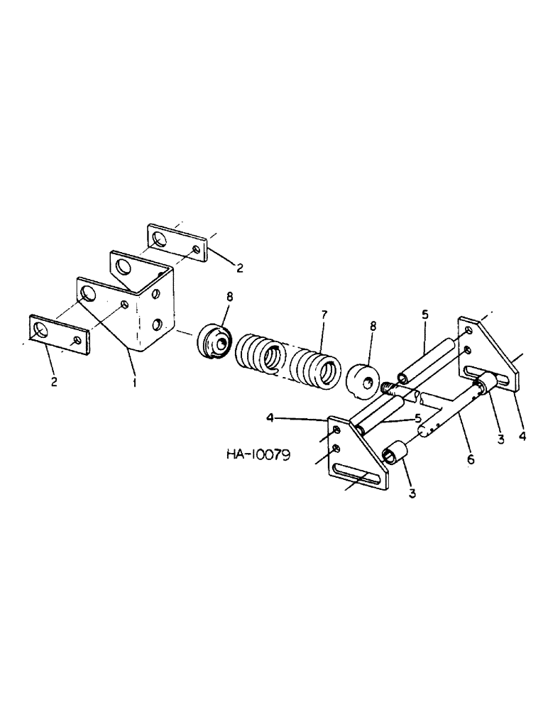 Схема запчастей Case IH 5500 - (F-09) - WING LIFT HELPER SPRING, WING TYPE 