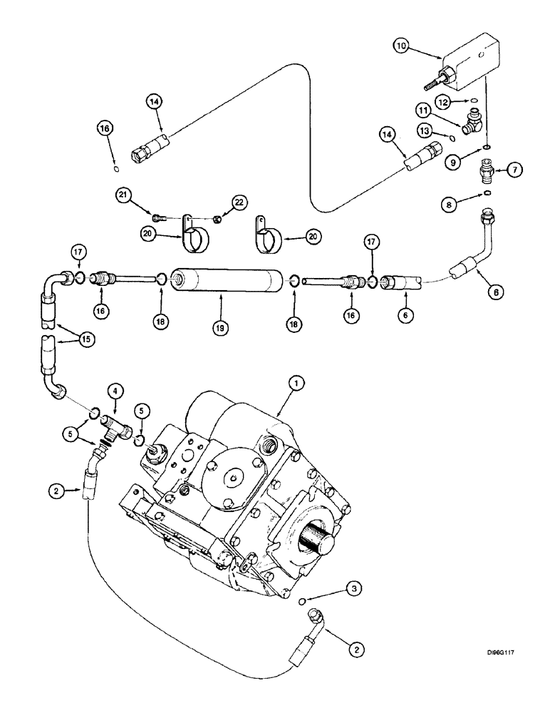 Схема запчастей Case IH 2166 - (6-13A) - FOOT-N-INCH VALVE HYDRAULIC SYSTEM, COMBINE P.I.N. JJC0182025 & AFTER (03) - POWER TRAIN