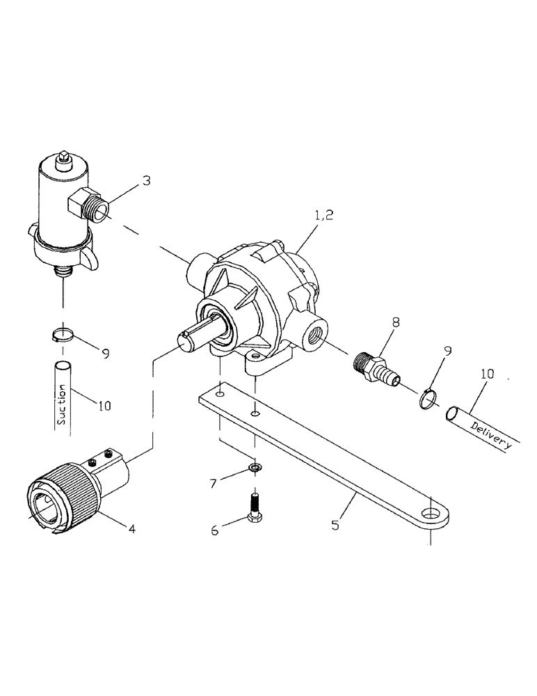 Схема запчастей Case IH AUSTOFT - (C01-05) - FUNGICIDE PUMP Engine & Engine Attachments