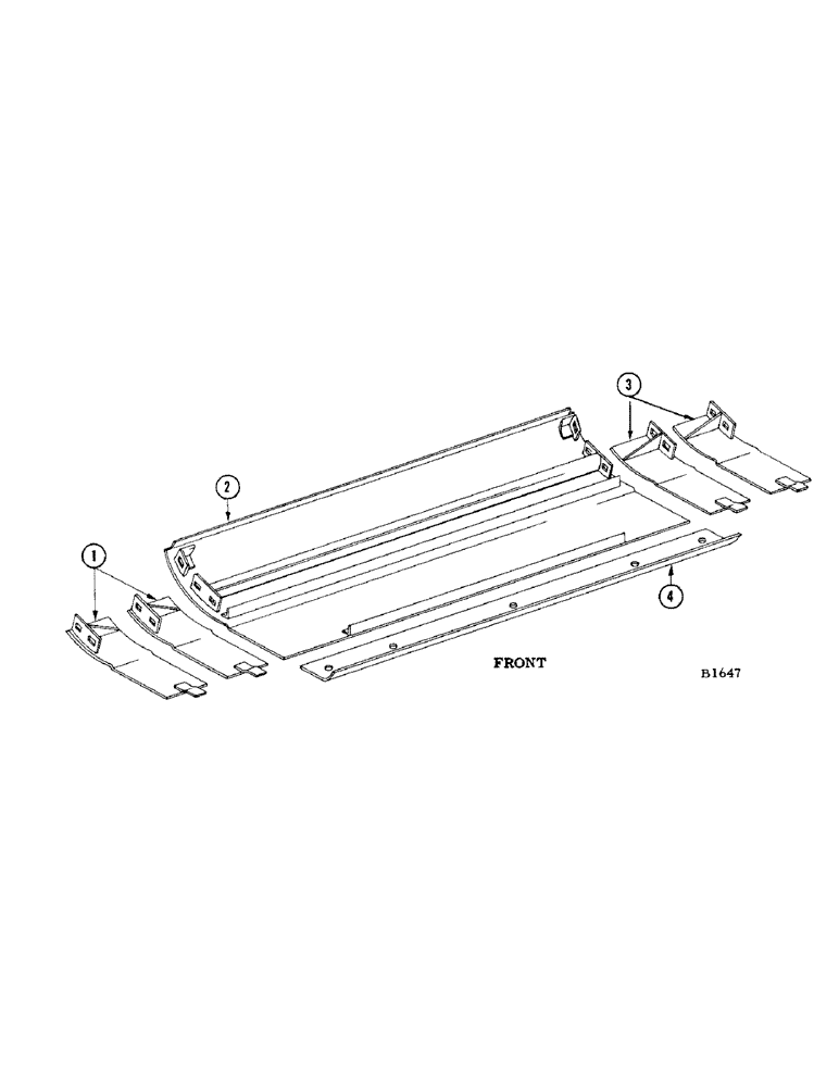 Схема запчастей Case IH 960 - (058[1]) - HEADER FLOTATION SHOE AND GUARD ATT. (58) - ATTACHMENTS/HEADERS