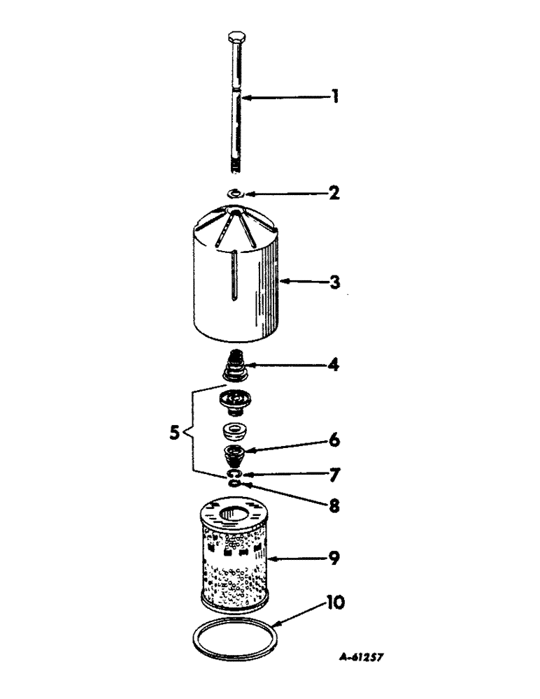 Схема запчастей Case IH 504 - (081) - LUBRICATION SYSTEM, OIL FILTER, DIESEL ENGINE TRACTORS Lubrication System