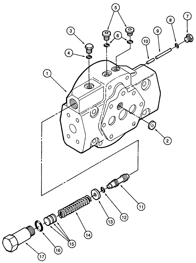 Схема запчастей Case IH 2555 - (06-11) - PUMP ASSY HYDROSTATIC (03) - POWER TRAIN