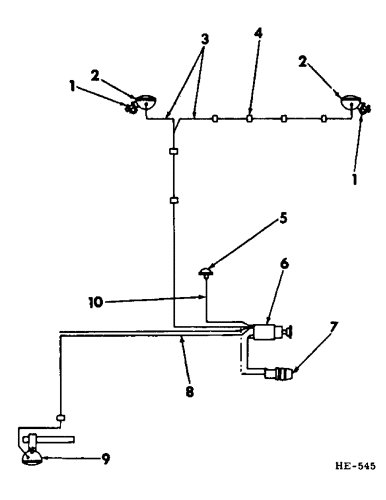 Схема запчастей Case IH 275 - (G-34) - ELECTRICAL SYSTEM, LIGHTING WIRING DIAGRAM (06) - ELECTRICAL SYSTEMS