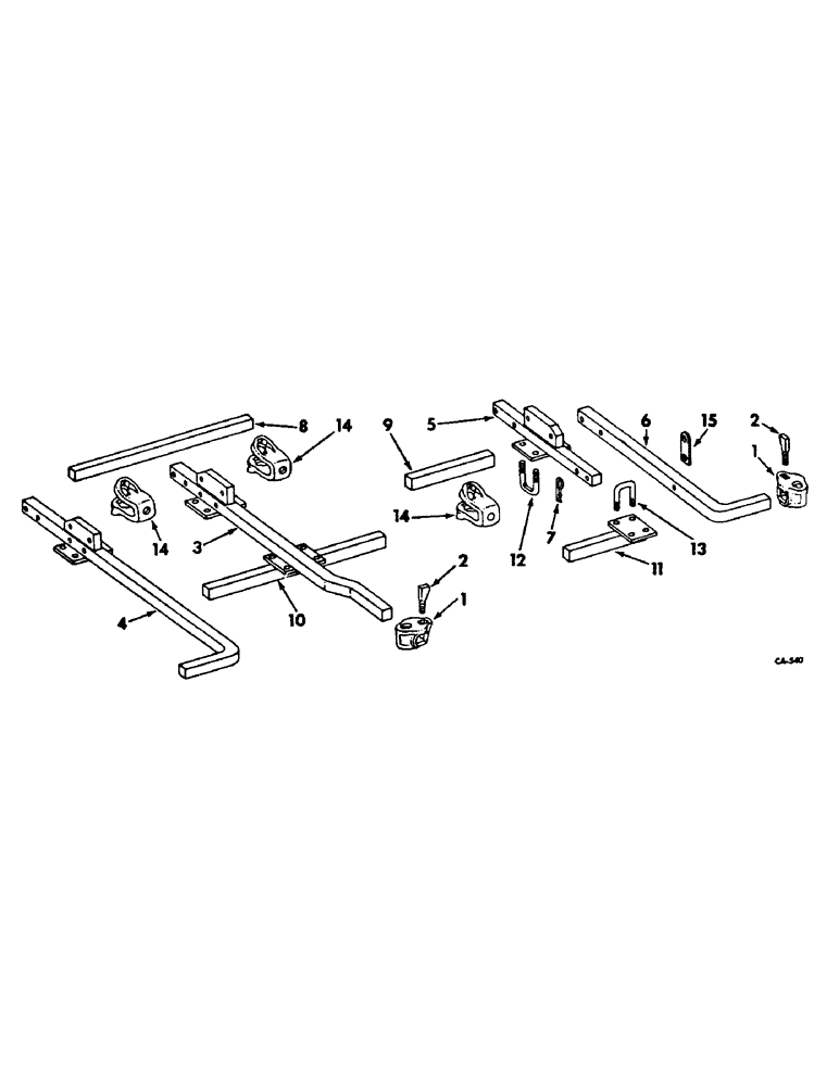 Схема запчастей Case IH 153 - (AP-15) - TOOLING EQUIPMENT, FOR UNIT C, 1969 TO 1972 