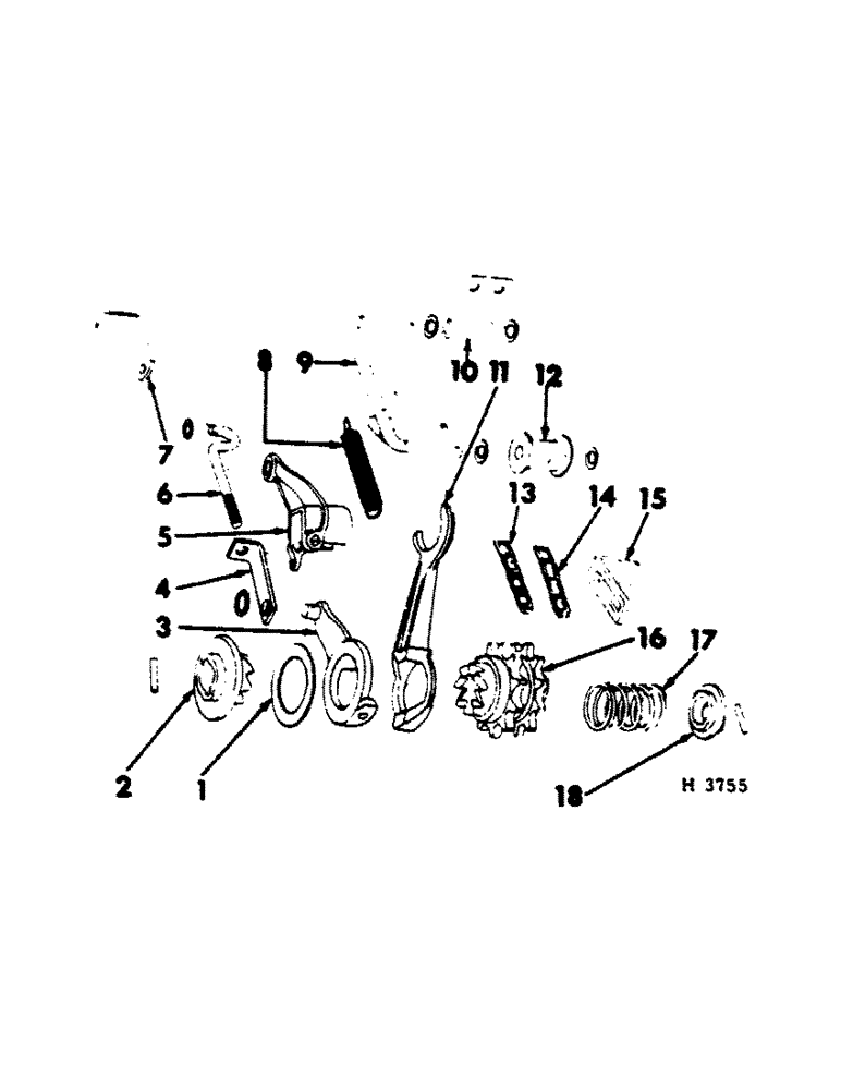 Схема запчастей Case IH 10 - (A-37) - BROME AND GRASS DRIVE PARTS 