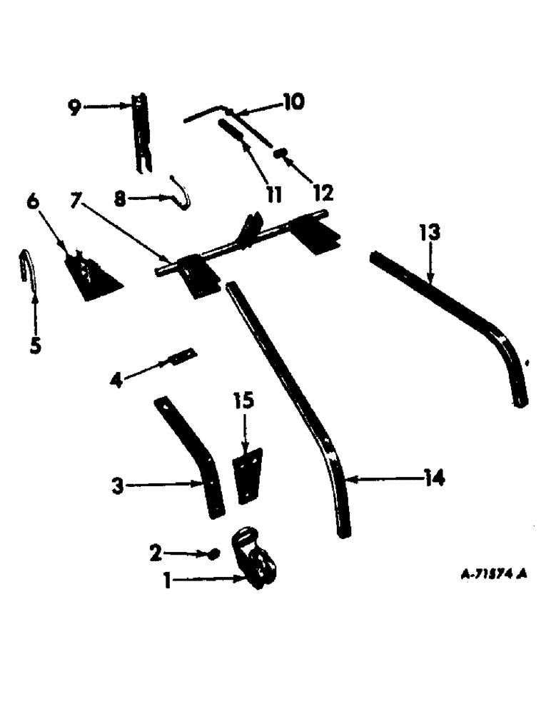 Схема запчастей Case IH 70 - (K-2) - GANG AND DISK PITCH EXTENSION ATTACHMENT 