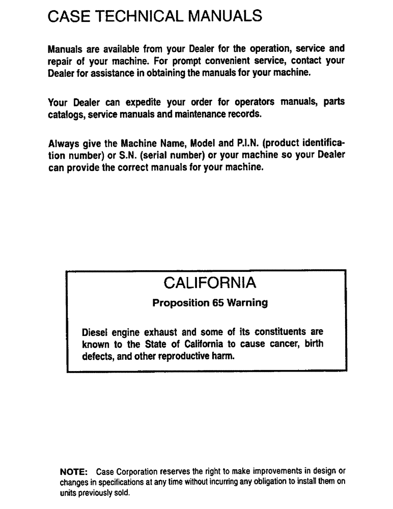 Схема запчастей Case IH 2000 - (F10) - CASE TECHNICAL MANUALS 