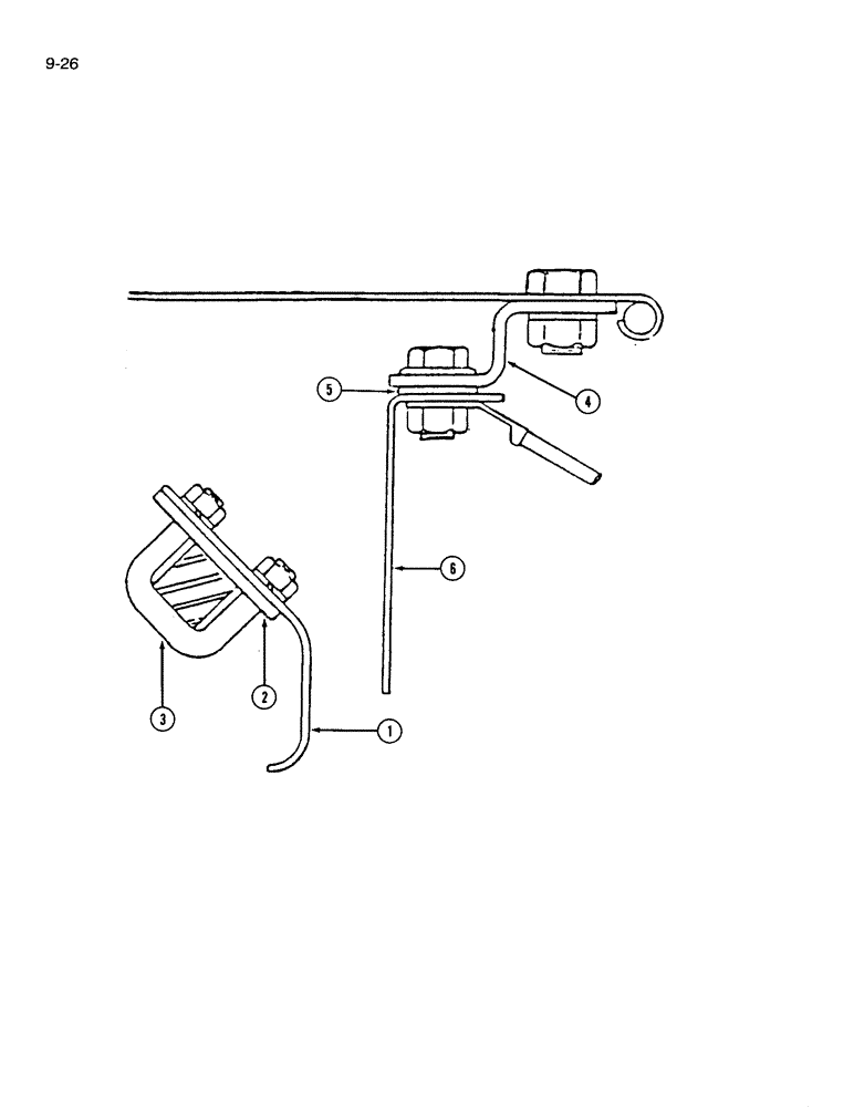 Схема запчастей Case IH 310 - (9-026) - FEED SHAFT ROTATION INDICATOR (09) - CHASSIS/ATTACHMENTS