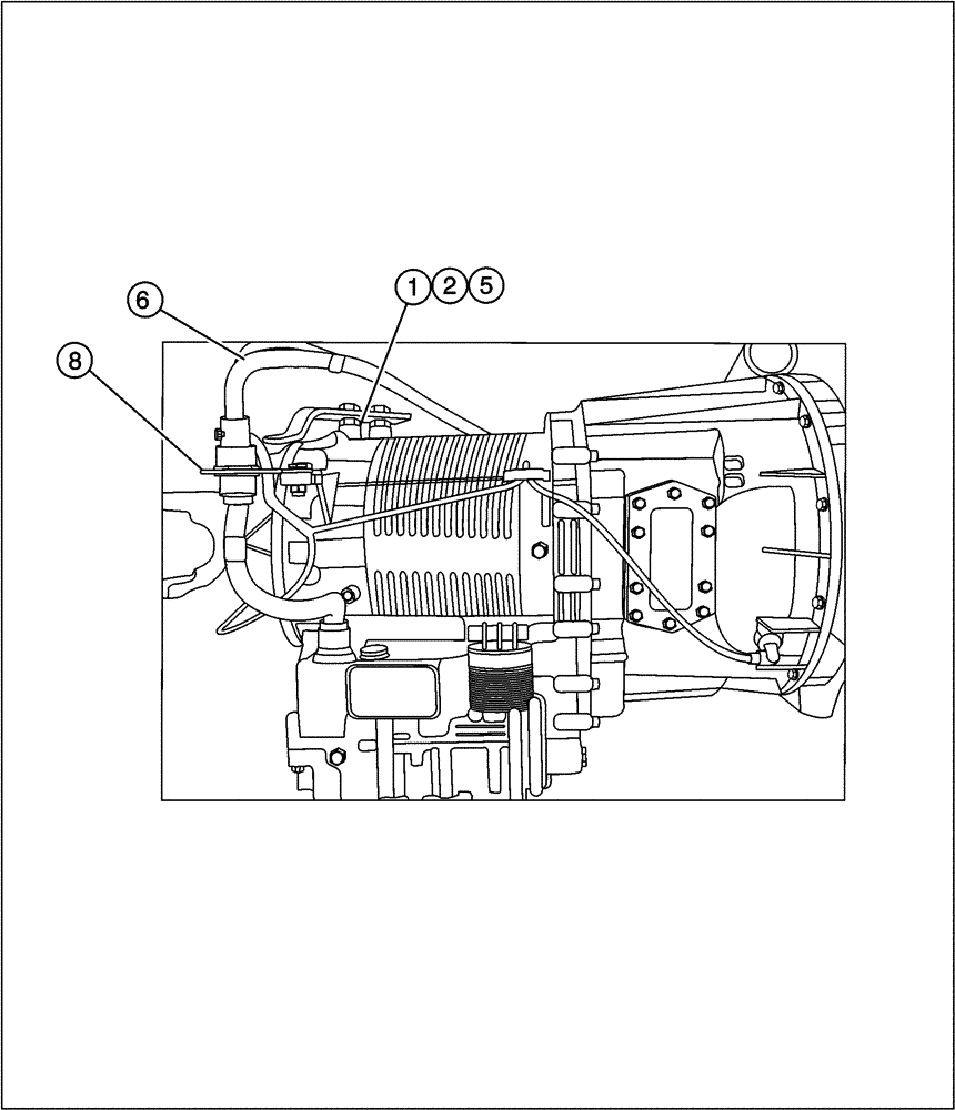 Схема запчастей Case IH 4330 - (03-001[02]) - TRANSMISSION GROUP (03) - TRANSMISSION