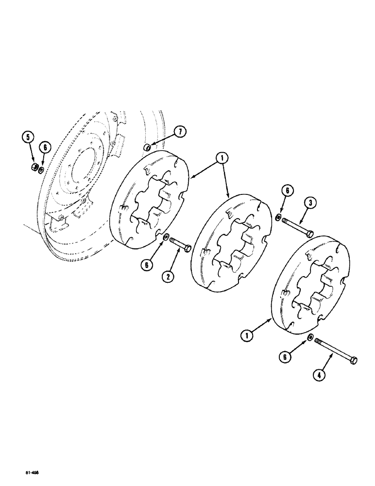 Схема запчастей Case IH 5150 - (6-156) - REAR WHEEL WEIGHT (06) - POWER TRAIN