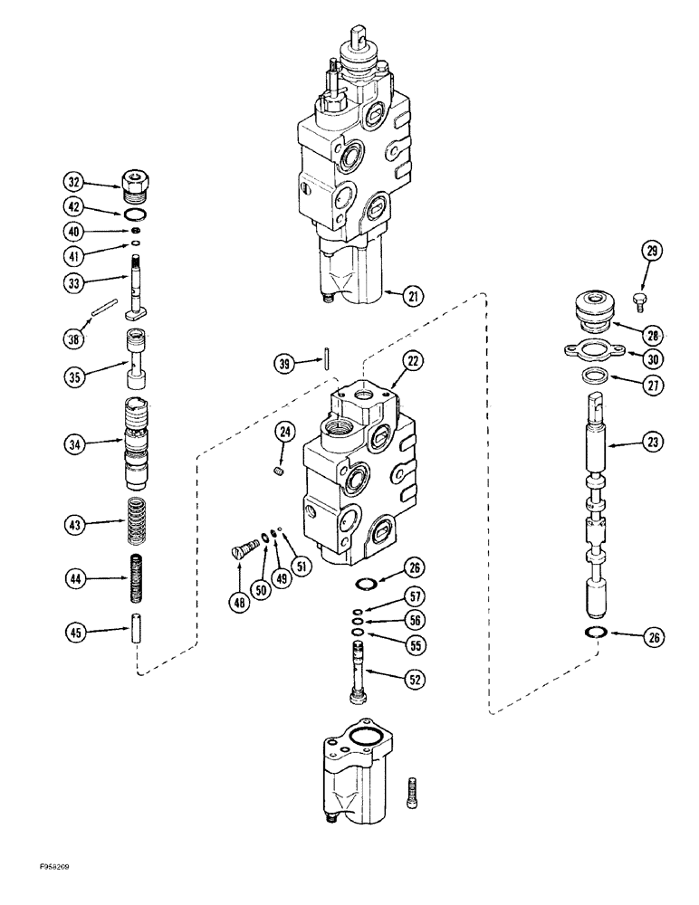 Схема запчастей Case IH 9310 - (8-072) - LOAD CHECK REMOTE CONTROL VALVE ASSEMBLY, IF EQUIPPED, (CONT) (08) - HYDRAULICS