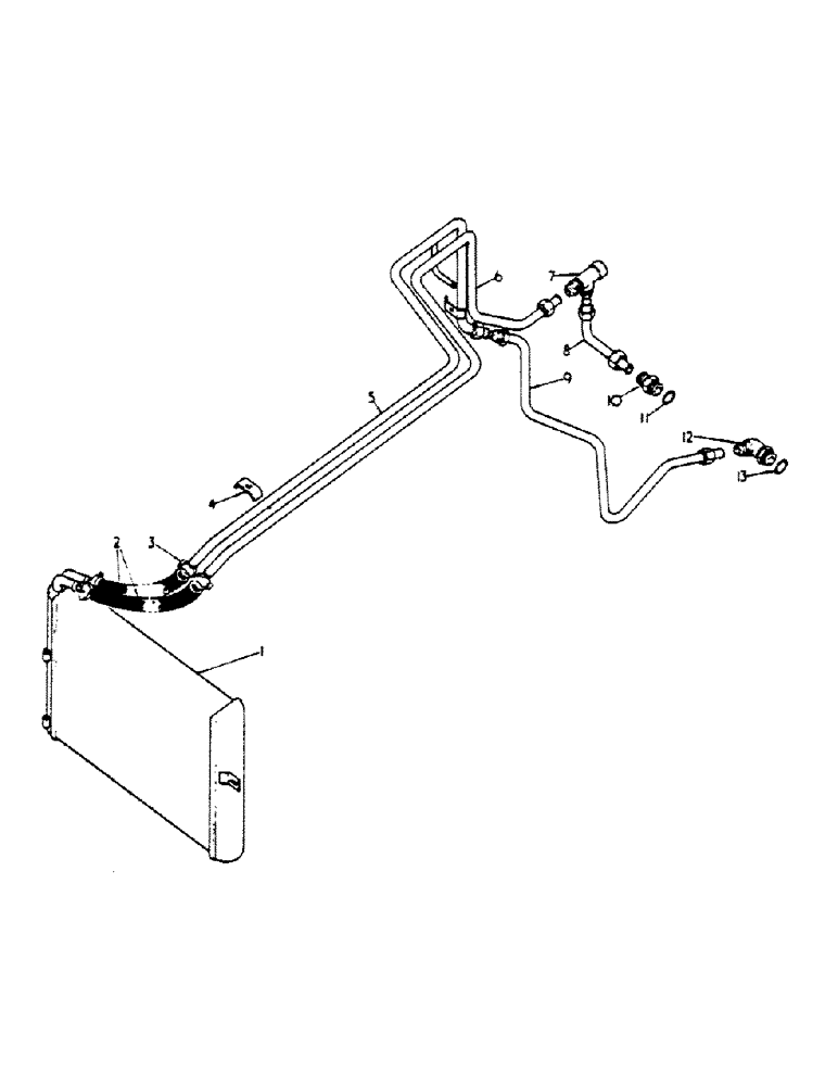 Схема запчастей Case IH 474 - (06-03) - OIL COOLER, HYDROSTATIC DRIVE TRACTORS Cooling