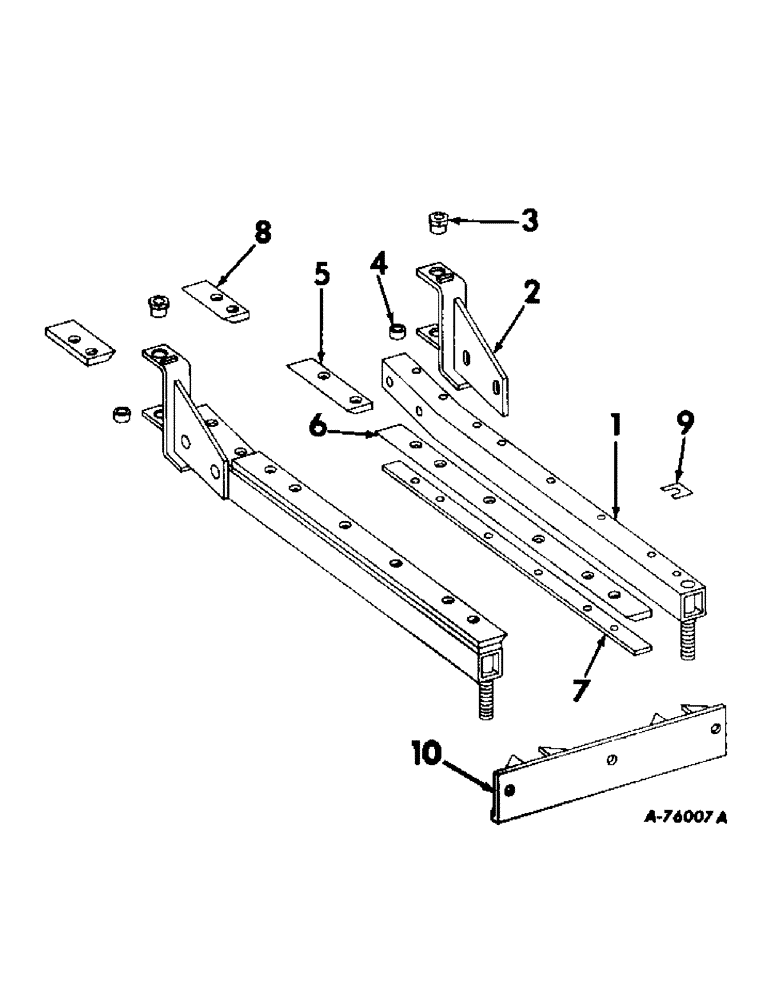 Схема запчастей Case IH 328N - (C-24) - WEED KNIFE ATTACHMENT (58) - ATTACHMENTS/HEADERS