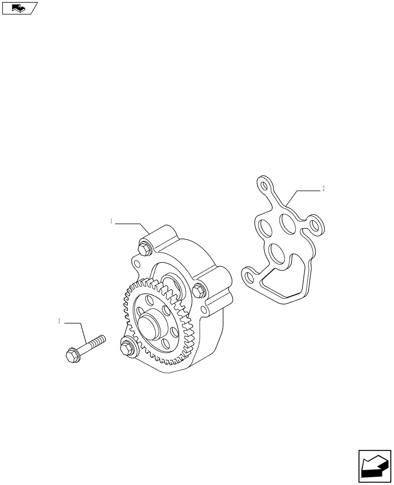 Схема запчастей Case IH F3BFE613B A001 - (10.304.01[01]) - PUMP, ENGINE OIL & RELATED PARTS (504052983) (10) - ENGINE