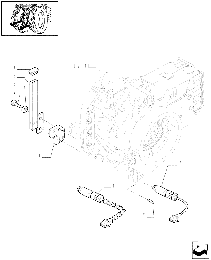 Схема запчастей Case IH PUMA 165 - (1.89.6[02]) - IMPLEMENT CARRIER (09) - IMPLEMENT LIFT