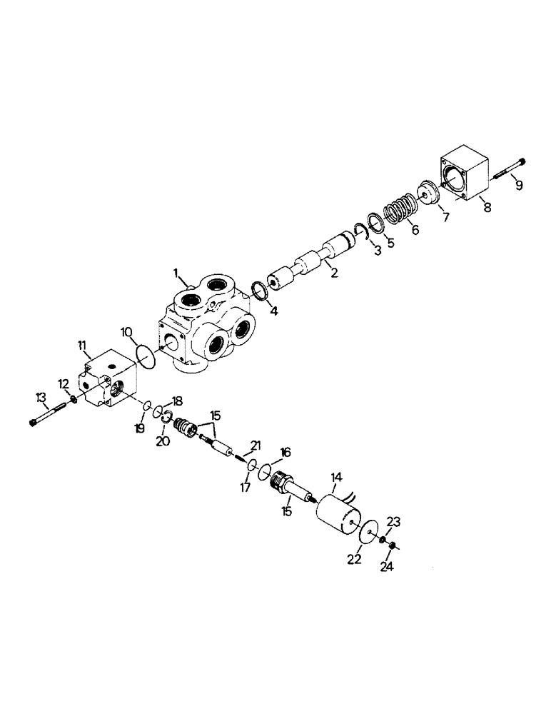 Схема запчастей Case IH 9110 - (10-32) - DOUBLE SELECTOR VALVE ASSEMBLY, STEERABLE FRONT AXLE Options & Miscellaneous