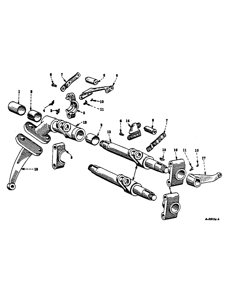 Схема запчастей Case IH 140 - (10-09) - HYDRAULICS, TOUCH CONTROL SYSTEM, ROCKSHAFT AND SUPPORTS (07) - HYDRAULICS